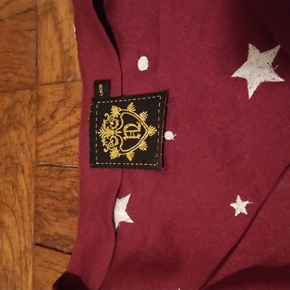 Nishe ASOS UK 8 US 4 Red Star Sweetheart Dress - Picture 3 of 6